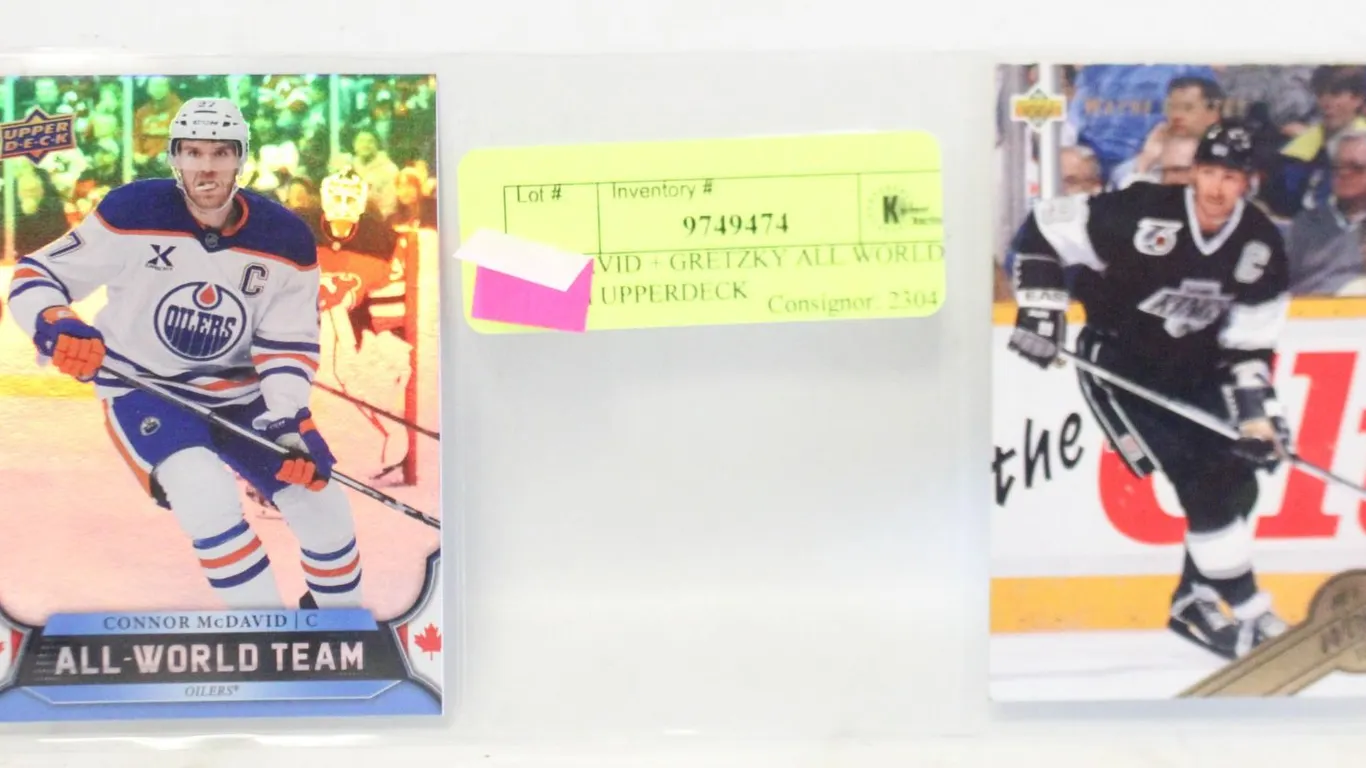 MCDAVID + GRETZKY ALL WORLD TEAM UPPERDECK