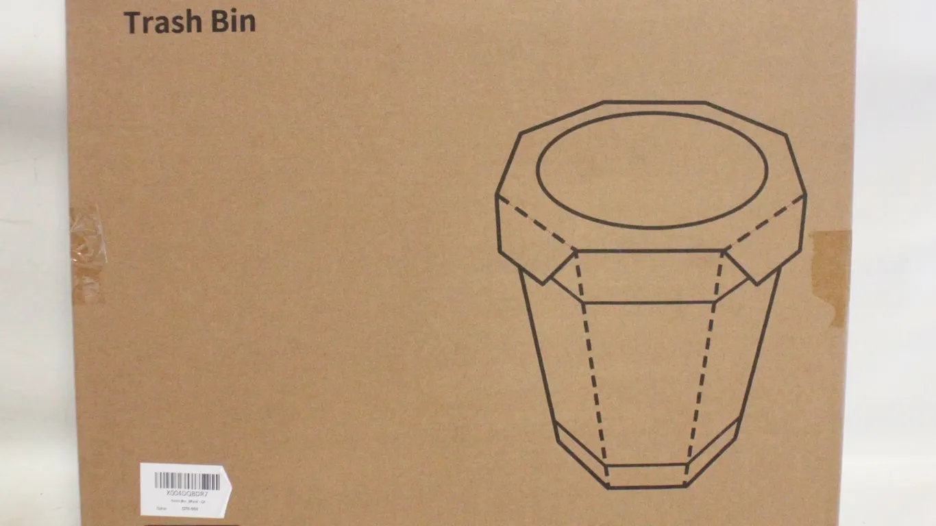 BRAND NEW 5PK CARDBOARD TRASH BIN