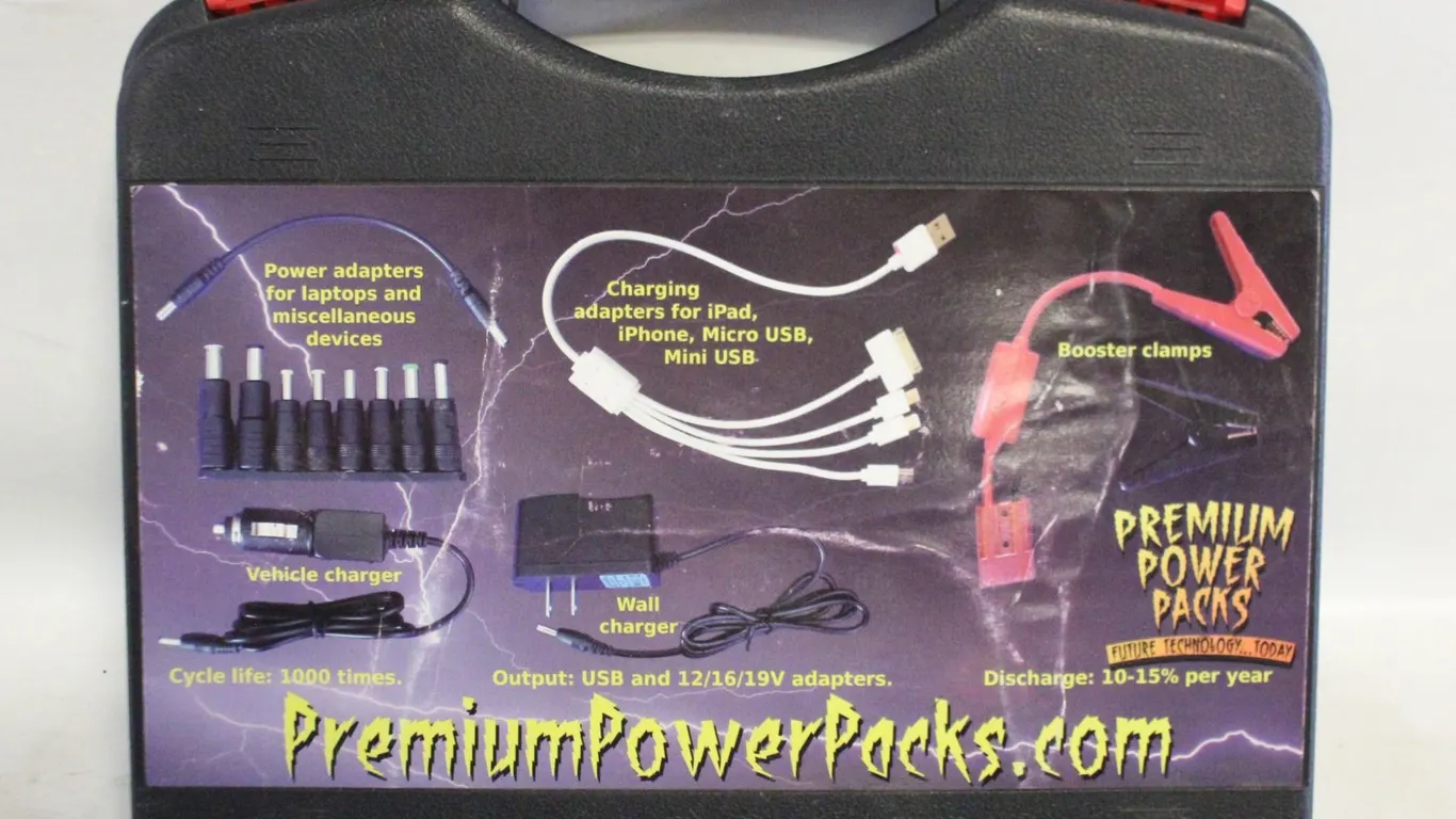 PREMIUM POWER PACK, CHARGING ADAPTERS FOR