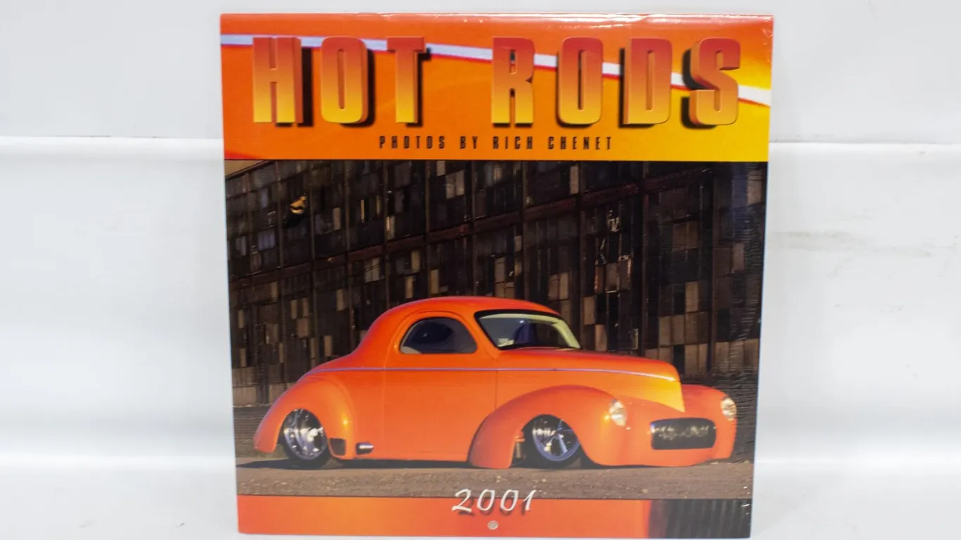 ESTATE SEALED 2001 HOTRODS CALENDAR