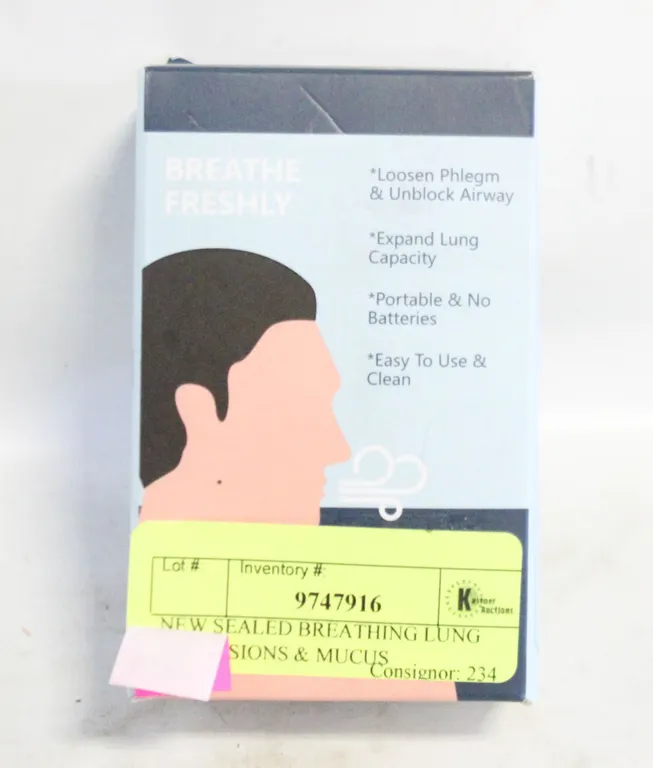 NEW SEALED BREATHING LUNG EXPANSIONS & MUCUS