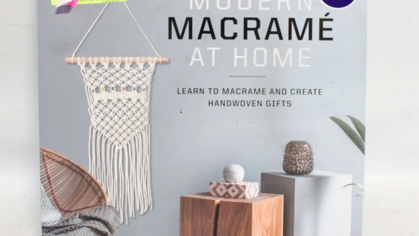 NEW MODERN MACRAME AT HOME HANDWOVEN GIFTS