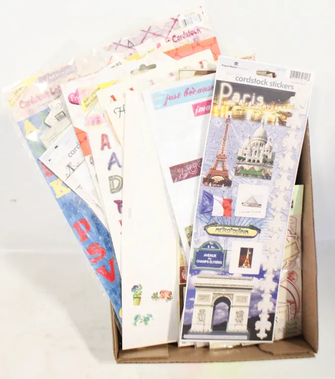 ASSORTED ESTATE SCRAPBOOKING STICKERS