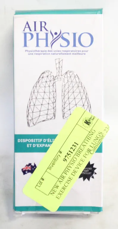 NEW AIR PHYSIO BREATHING EXERCISE DEVICE FOR LUNGS