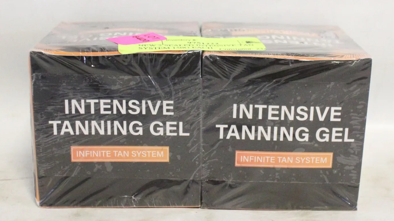 NEW 2 SEALED INTENSIVE TAN SYSTEM 150G EACH