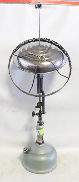 ANTIQUE COLEMAN CHROME LAMP QUICK LIGHT