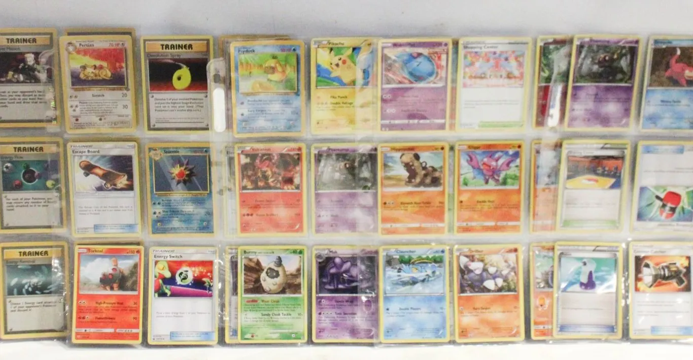 VINTAGE COLLECTABLE UNSEARCHED 5 SHEETS OF POKEMON