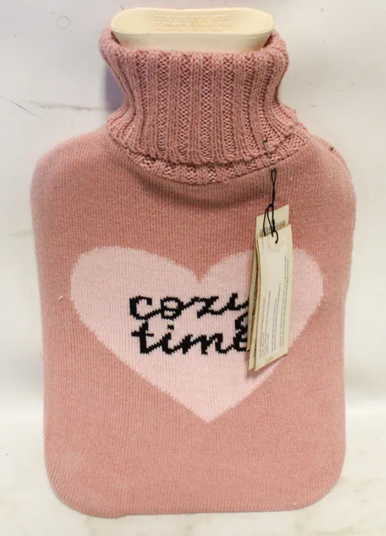 NEVER USED HOT WATER BOTTLE WITH