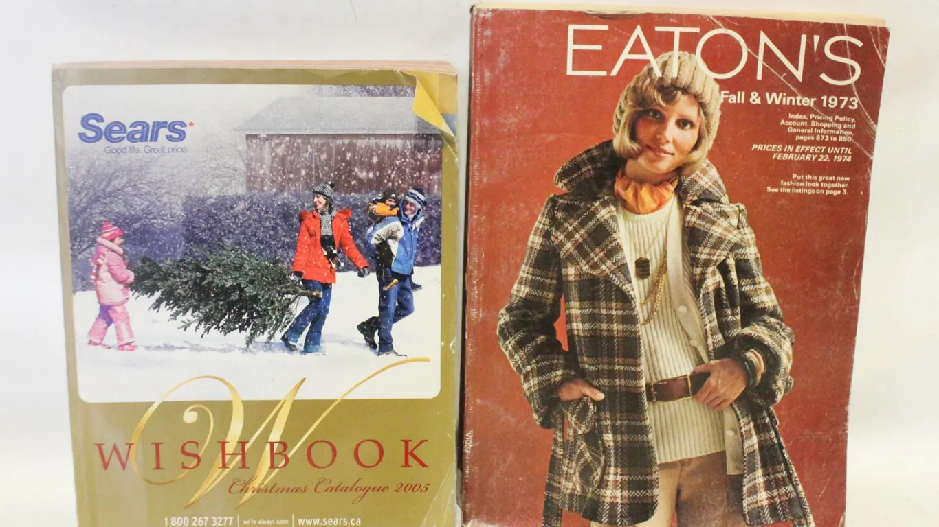 VINTAGE 1973 EATONS CATALOGUE & 2005 SEARS
