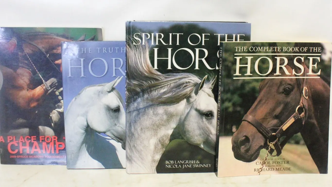 4 HORSE BOOKS