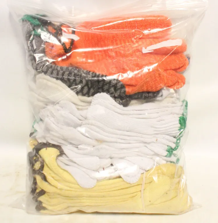 ASSORTED COTTON WORK GLOVES