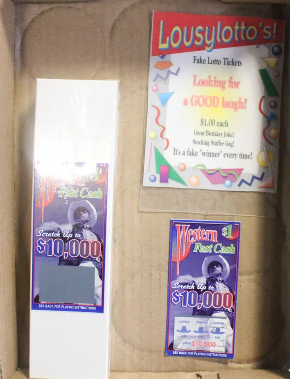 100 FAKE LOTTERY TICKETS - EACH ONE A WINNER