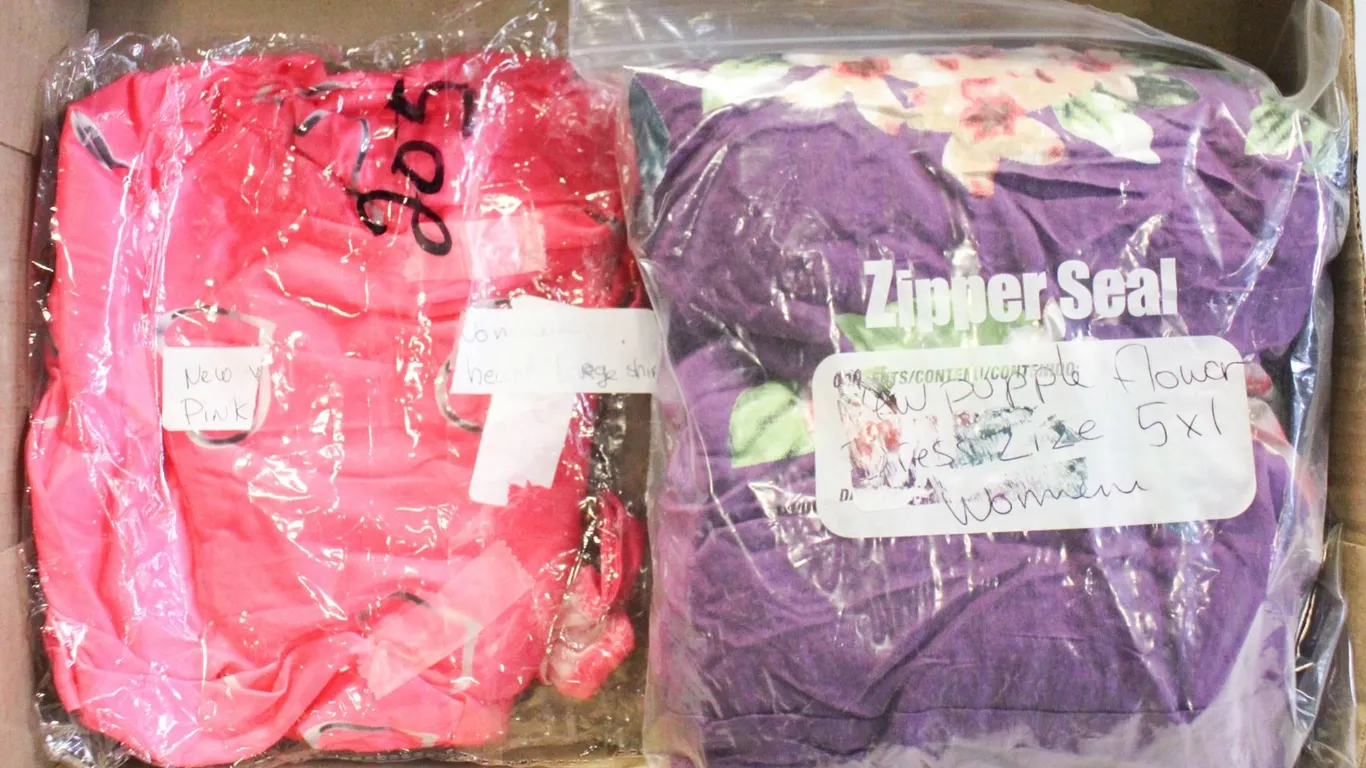 NEW LONG PURPLE FLORAL DRESS 5X & PINK TOP
