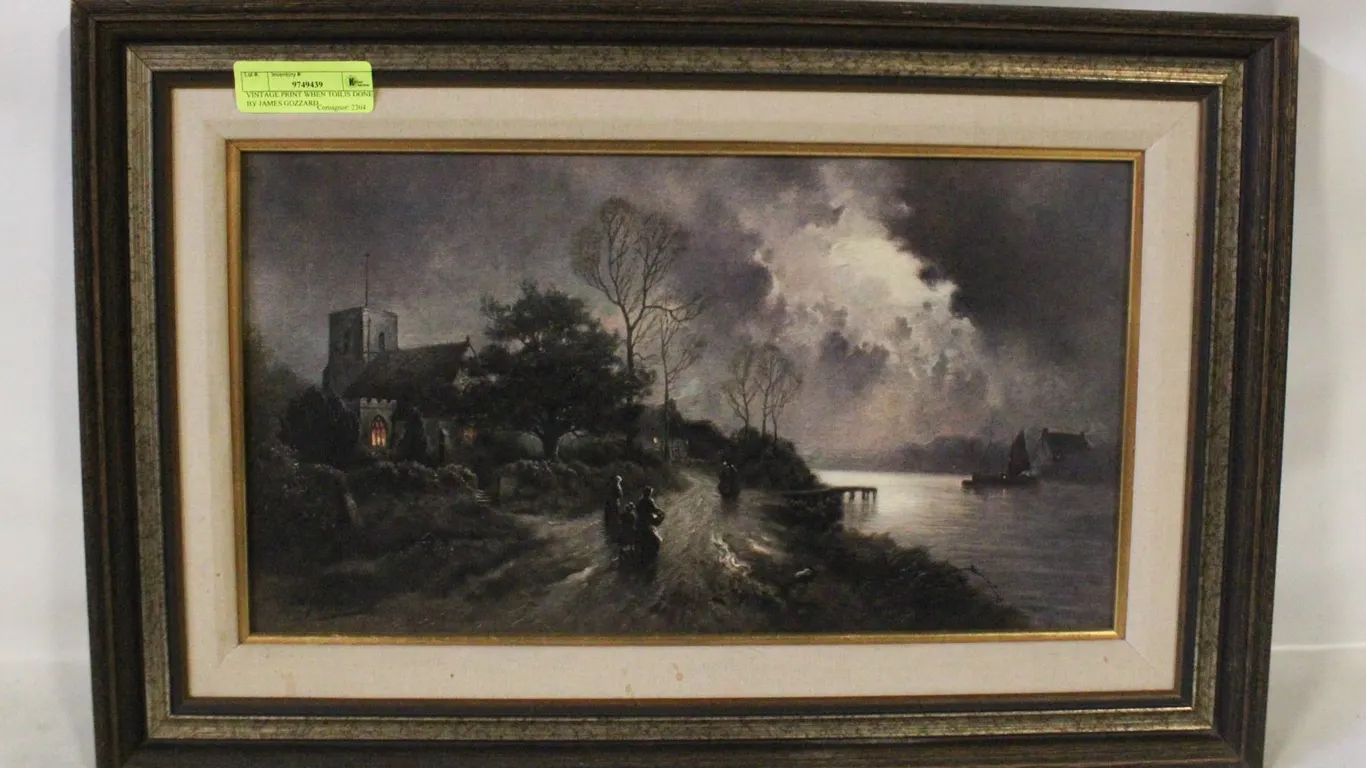 VINTAGE PRINT WHEN TOILIS DONE BY JAMES GOZZARD