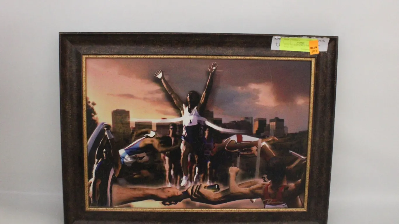DEAN MCLEOD WORLD TRACK WALL ART