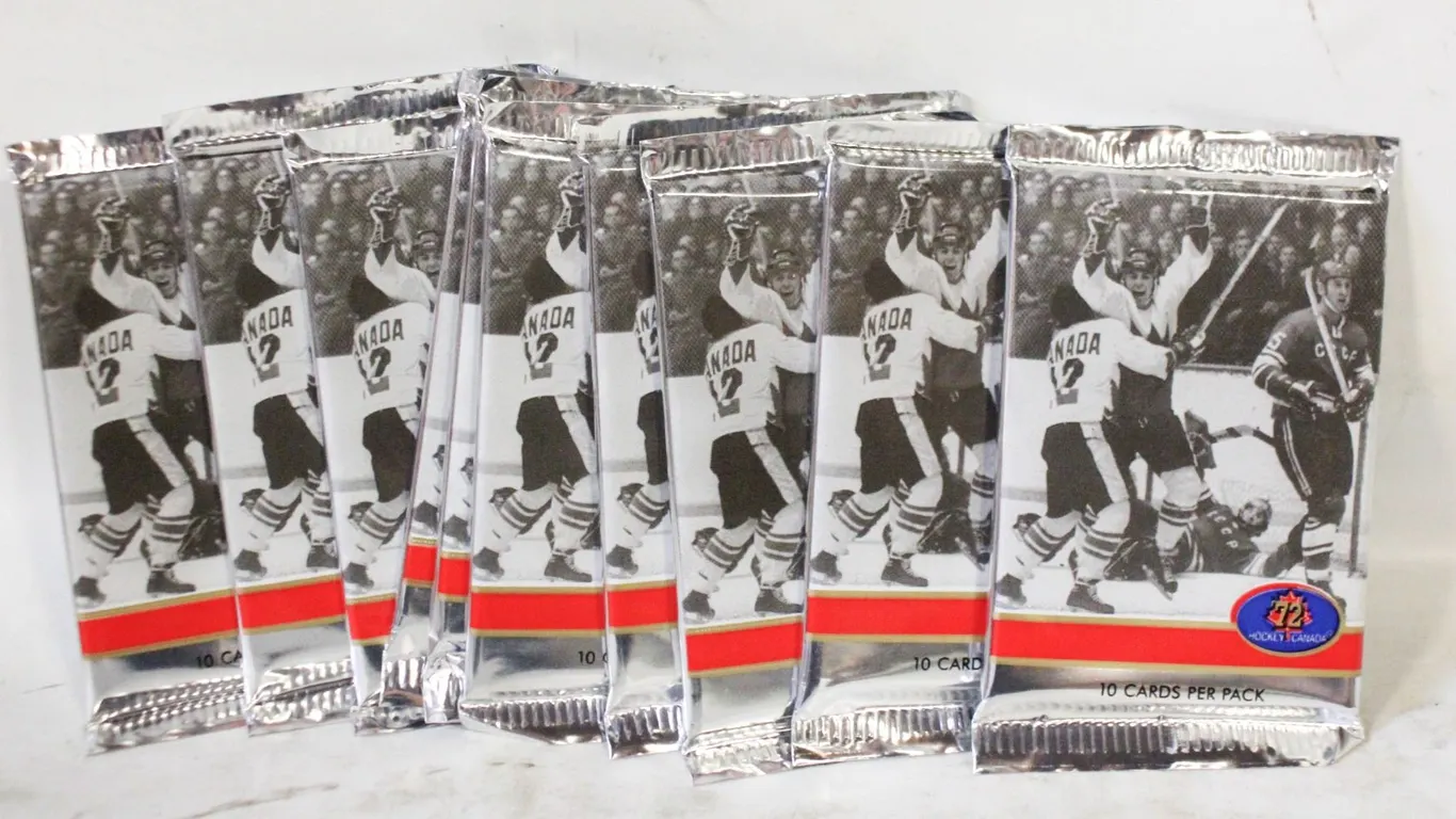 LOT OF 10 PKGS SEALED TEAM CANADA 72