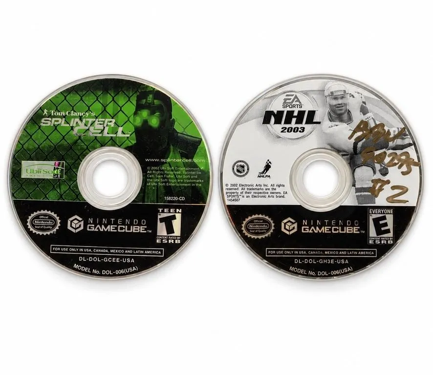 2 NINTENDO GAMECUBE GAMES DISC-ONLY LOT