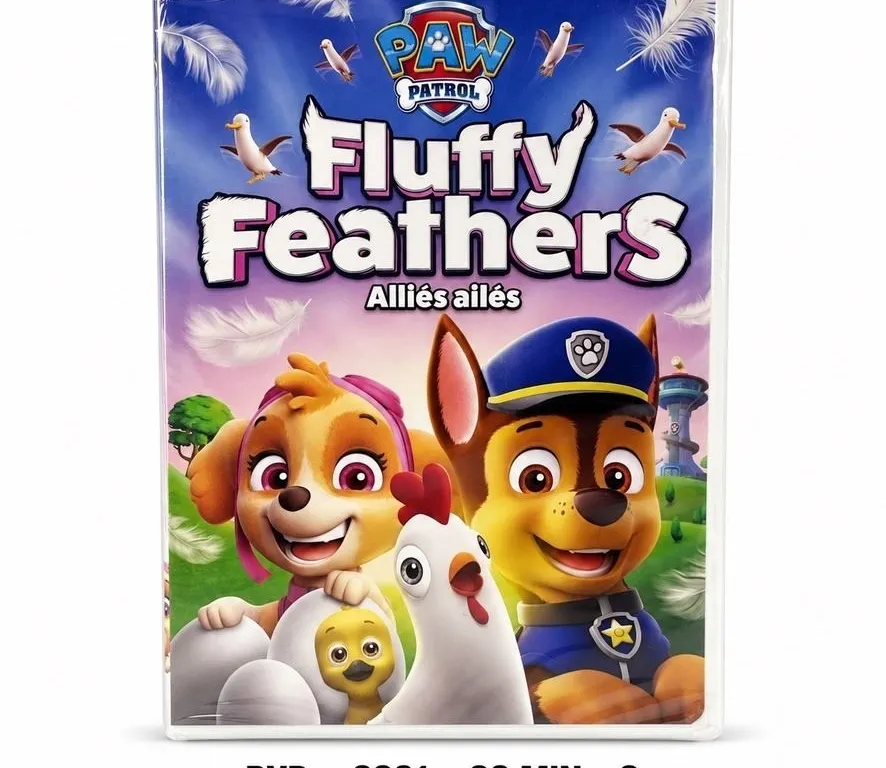 NEW DVD "PAW PATROL: FLUFFY FEATHERS" 2021