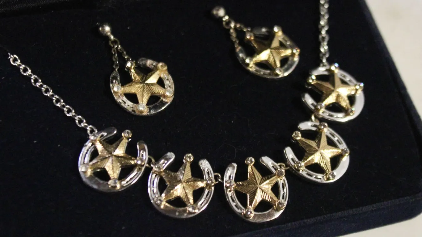 MONTANA SILVERSMITHS HORSESHOE STAR EARRING