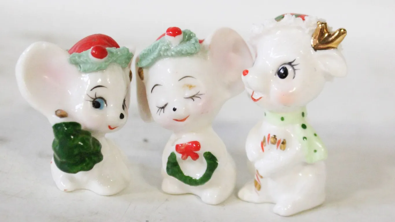 VTG 50'S NAPCO CHINA MICE LOT OF 3