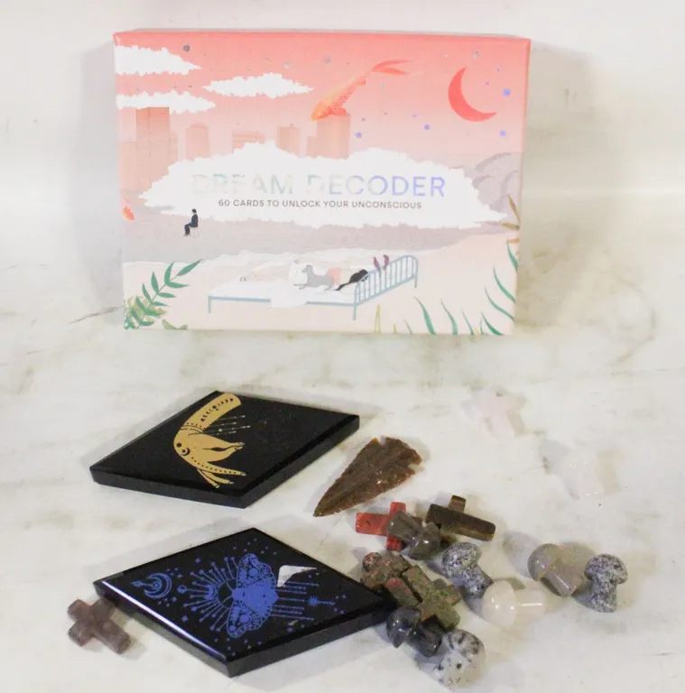 DREAM DECODER CARDS AND GEMS & CRYSTALS