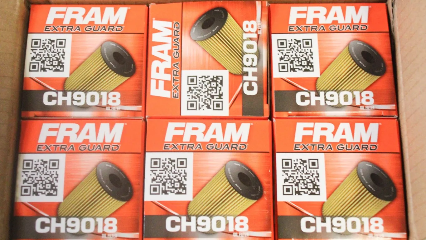 LOT OF 6 FRAM EXTRA GUARD CH9018 OIL FILTER