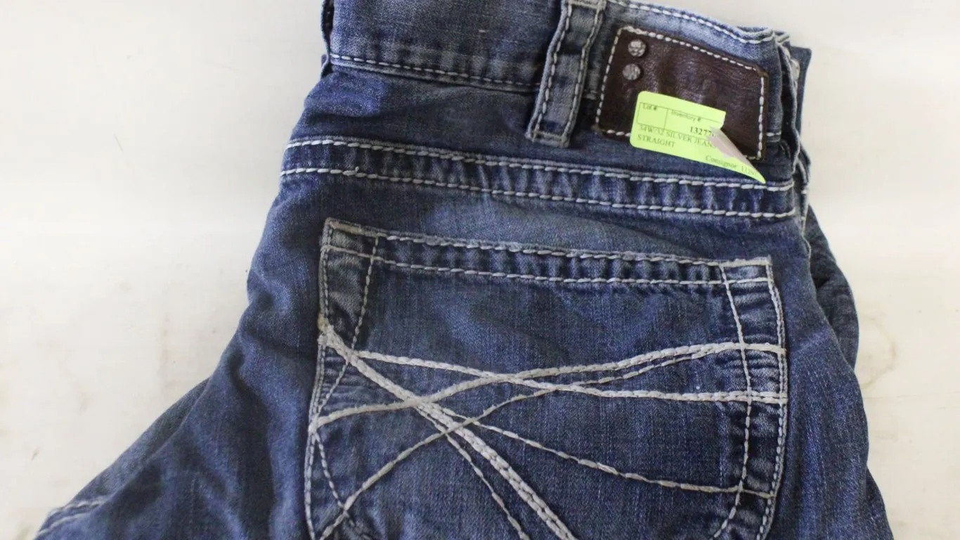34W/32 SILVER JEANS GRAYSON STRAIGHT