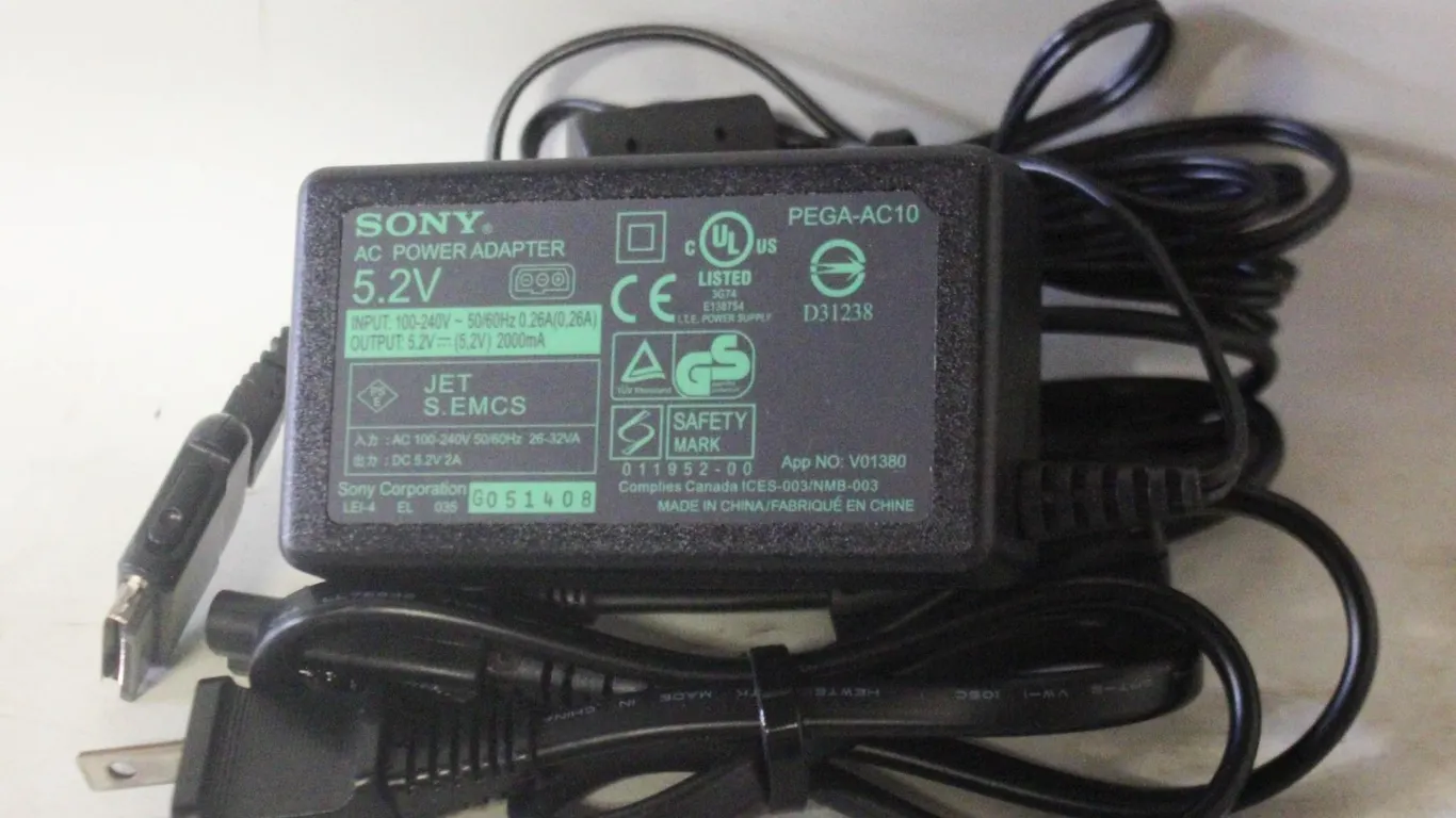 SONY AC POWER ADAPTER 5.2V