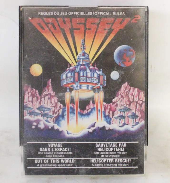 VINTAGE ODYSSEY 2 VIDEO GAME CARTRIDGE: HELICOPTER