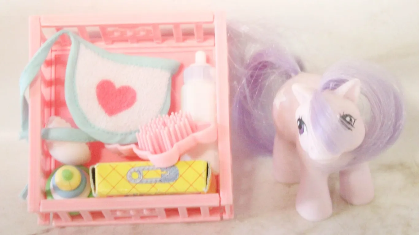 VTG 1984 MY LITTLE PONY BABY EMBER PLAYPEN &