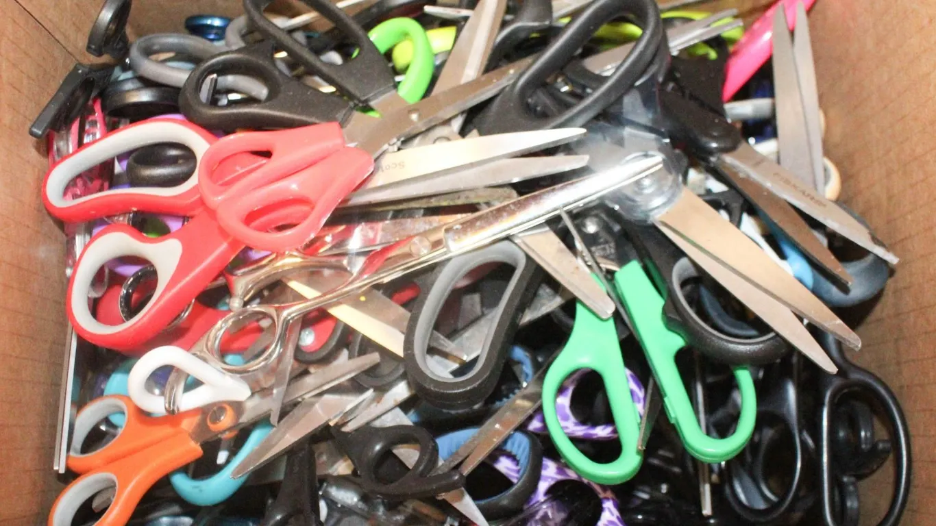BOXES FULL OF SCISSORS
