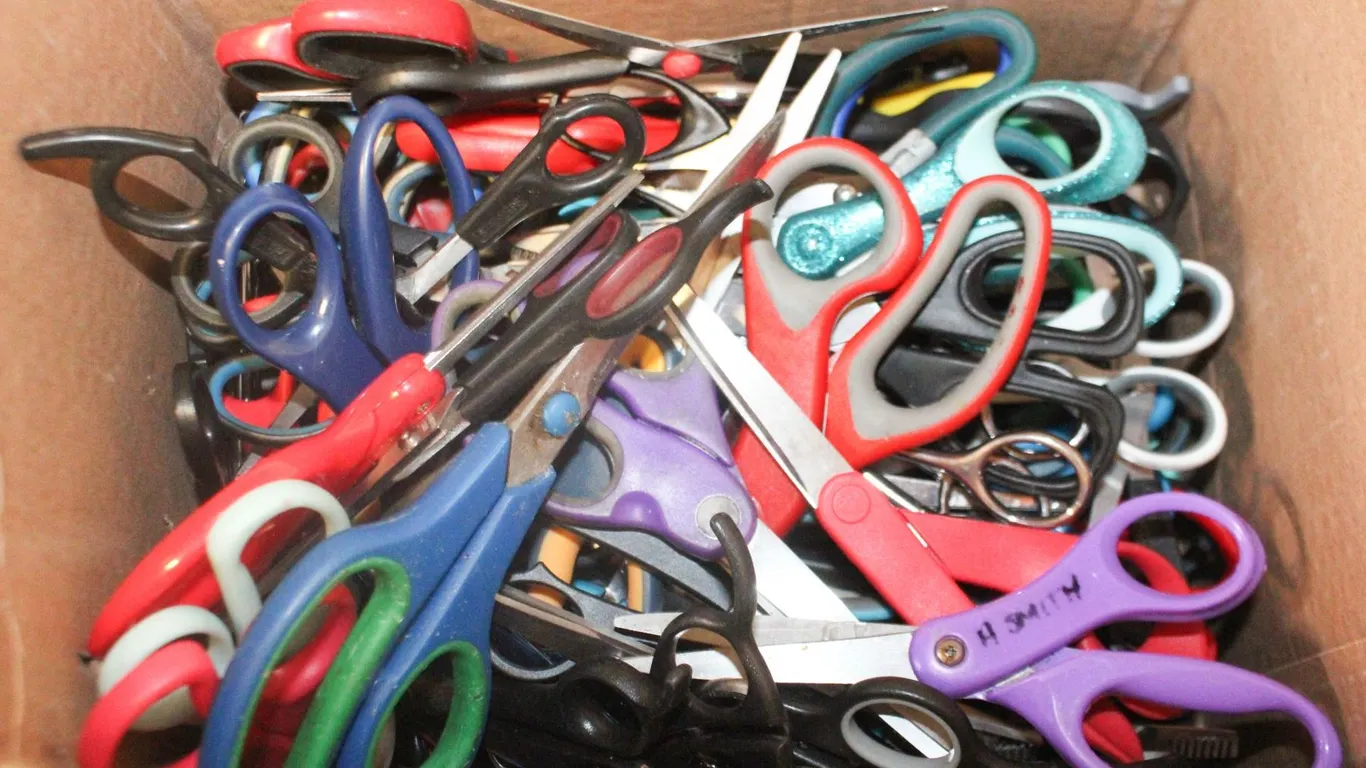 BOXES FULL OF SCISSORS