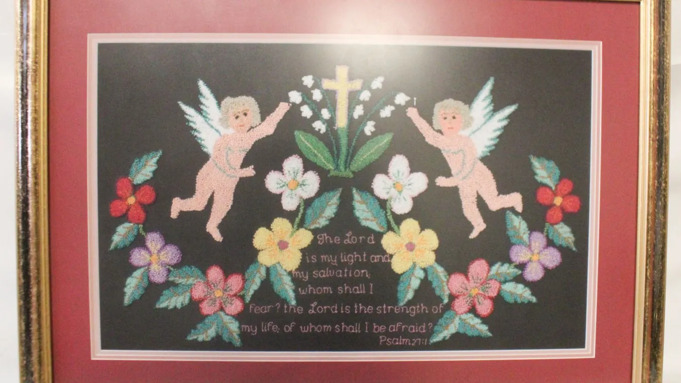 HAND CRAFTED RELIGIOUS 22 INCHES BY 31 INCHES
