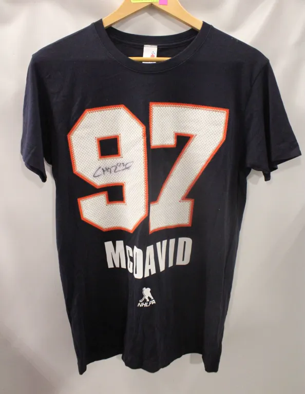 MENS SMALL "AUTOGRAPHED" CONNER MCDAVID