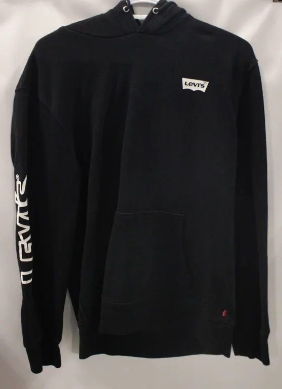 MENS L LEVIS BLACK HOODIE