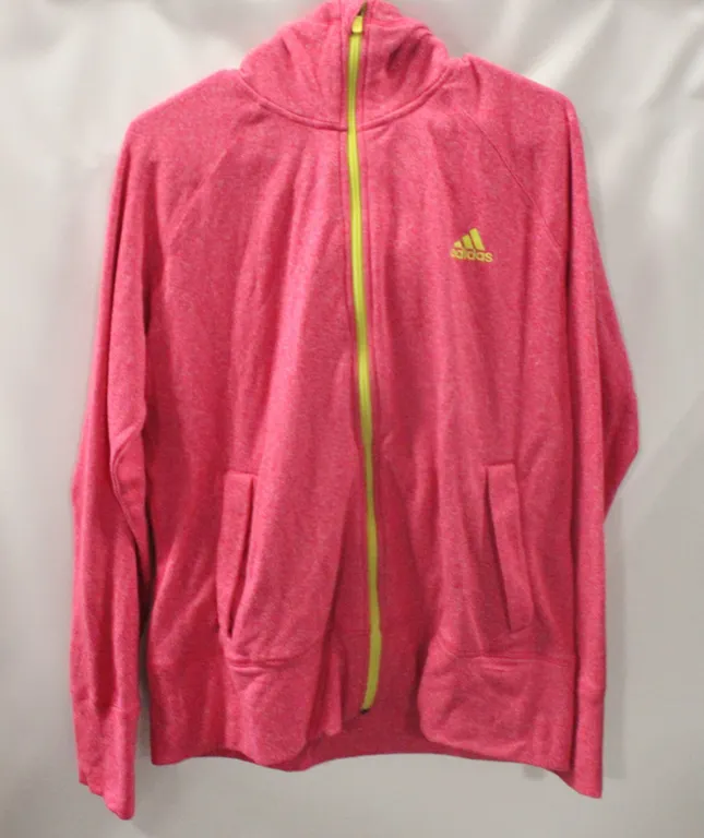 LADIES XL ADIDAS PINK HOODIE