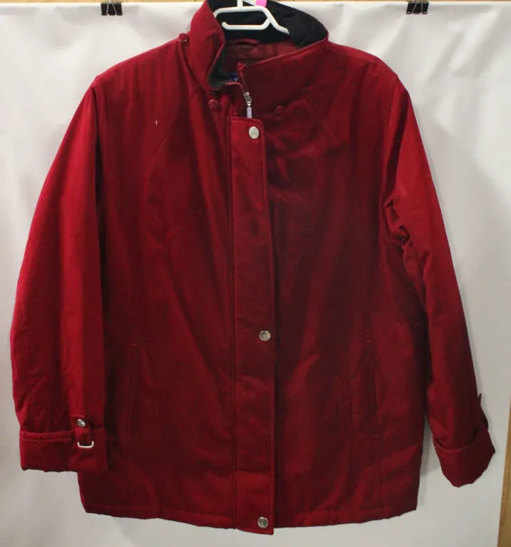 LADIES 1X TOWER BY LONDON FOG RED JACKET