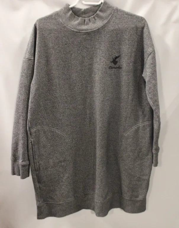 MENS XL CANADIANA SWEATER EXTRA LONG+POCKETS
