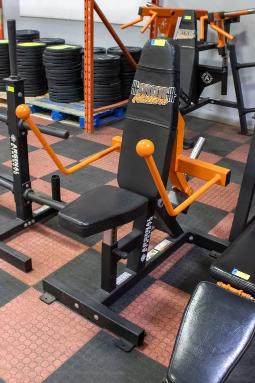 BAILIFF SEIZED: IRON NATION PLATE LOADED SEATED