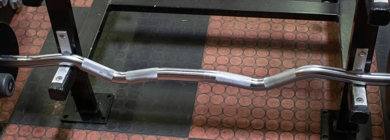 BAILIFF SEIZED: UMAX PREACHER CURL BAR 70LB