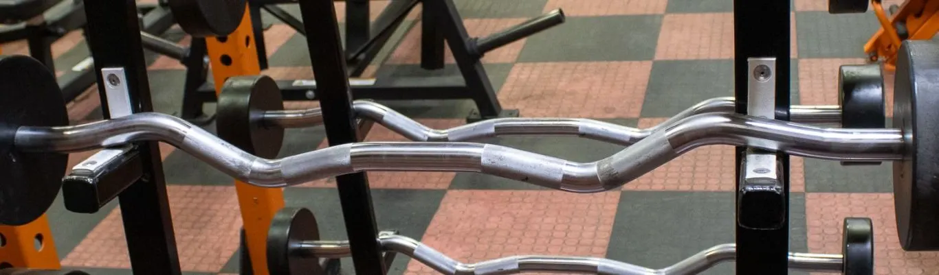 BAILIFF SEIZED: UMAX PREACHER CURL BAR 100LB
