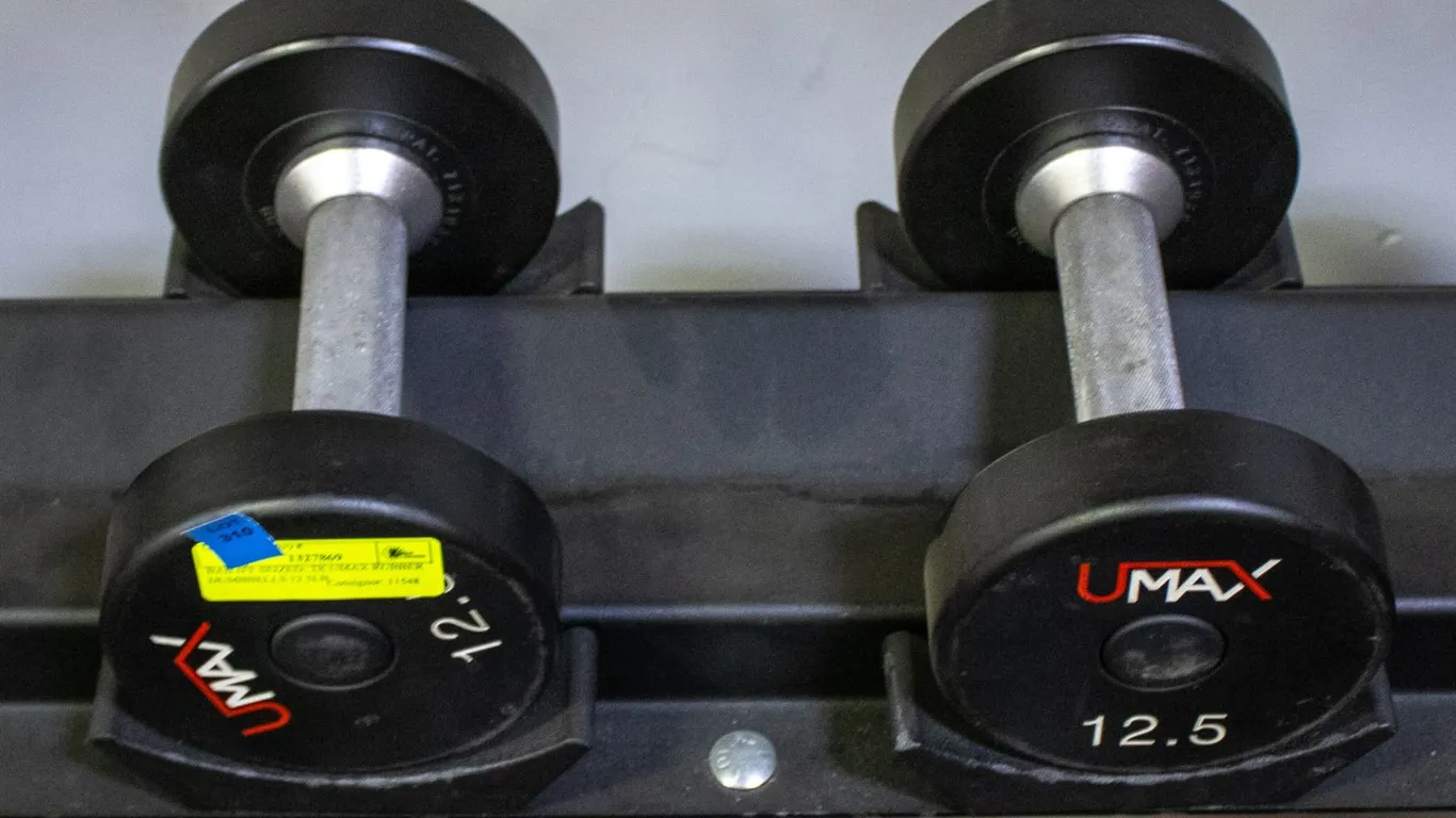 BAILIFF SEIZED: 2X UMAX RUBBER DUMBBELLS 12.5LB