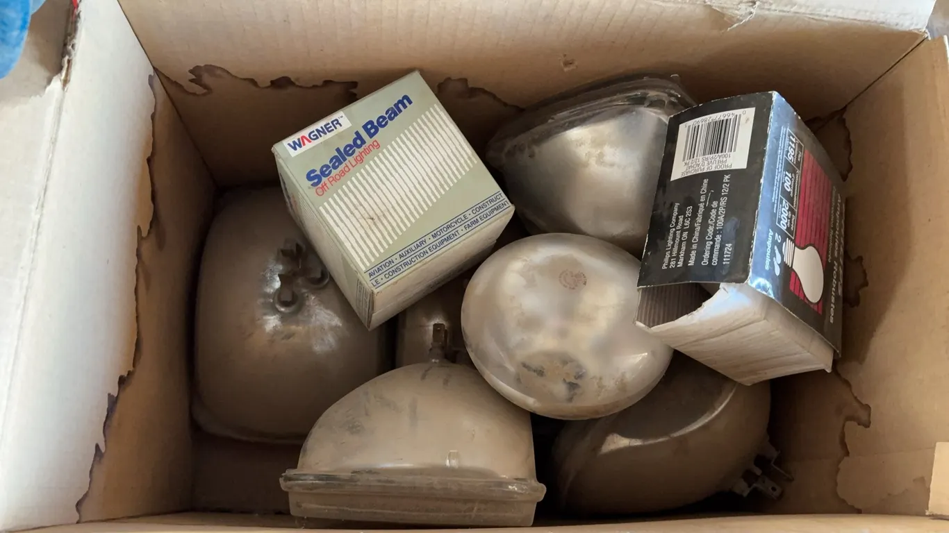 Industrial Lighting Shades & Parts Lot