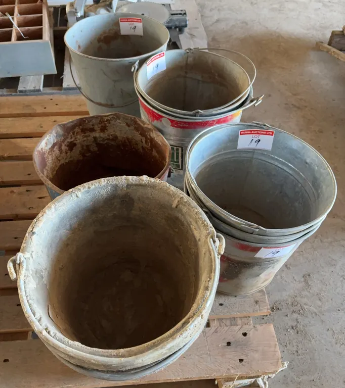Buckets & Pails Assortment Lot