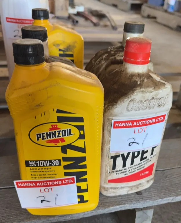 Motor Oil & Transmission Fluid Assortment Lot