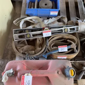 Fuel Tank, Tow Straps & Rigging Hardware Lot