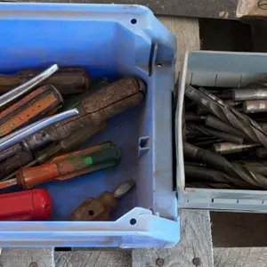 Drill Bits & Hand Tools Assortment Lot