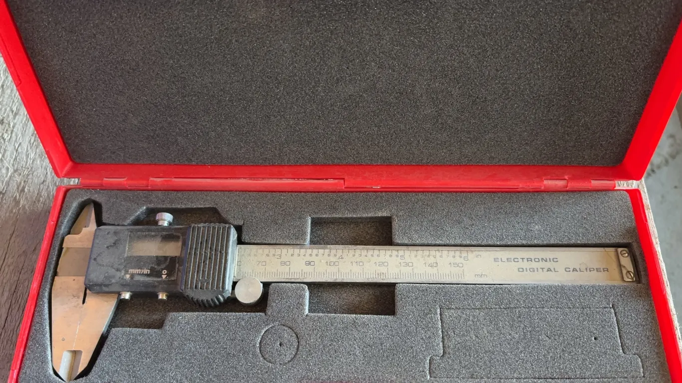 Digital Caliper with Case