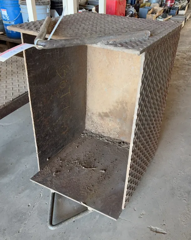 Steel Storage Box Diamond Plate
