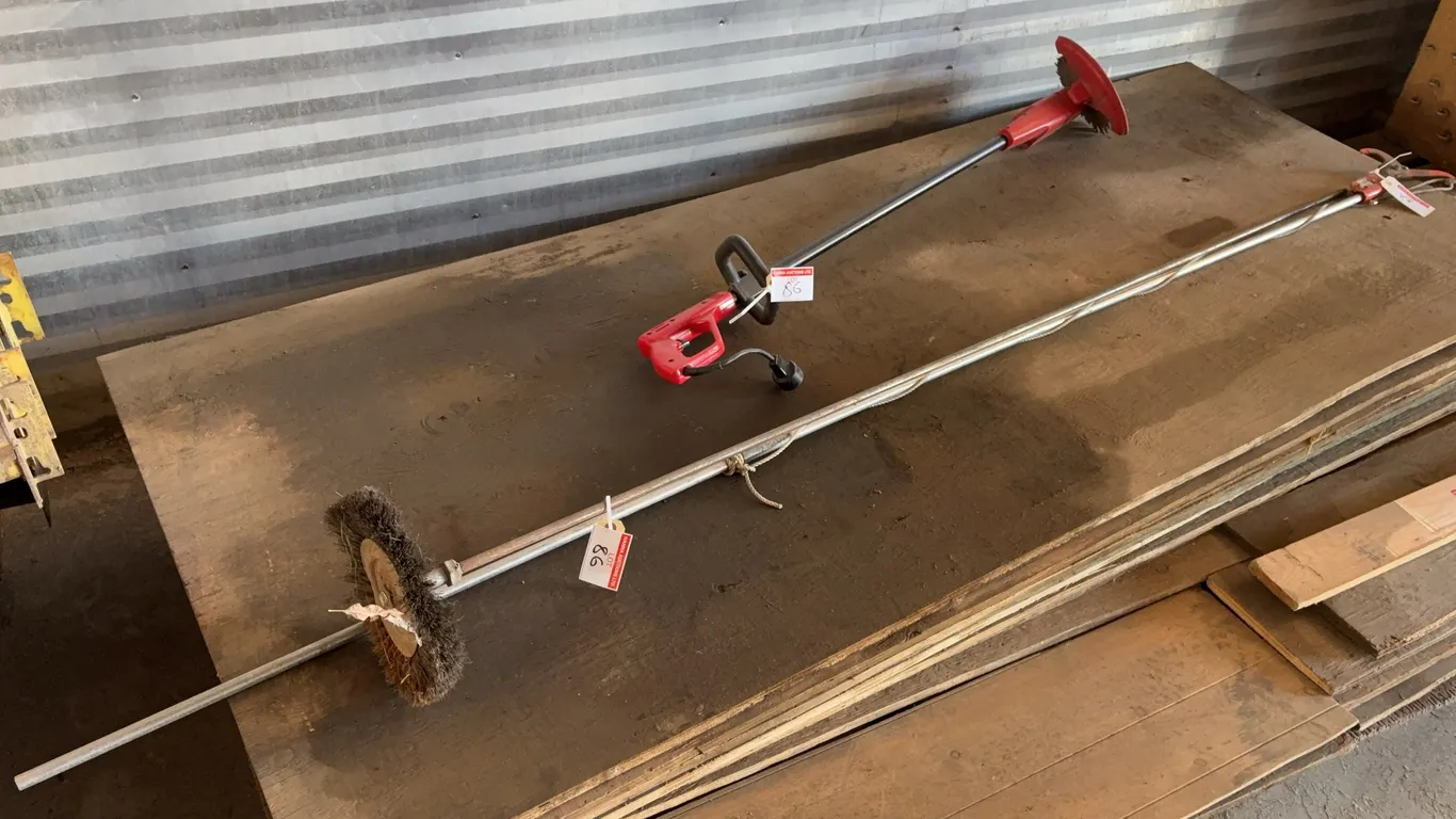 Electric Reciprocator, Cable Pull Pruner and Brush Lot